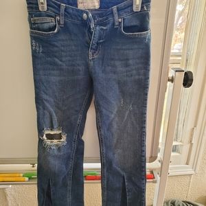 FREE People Crop Jeans